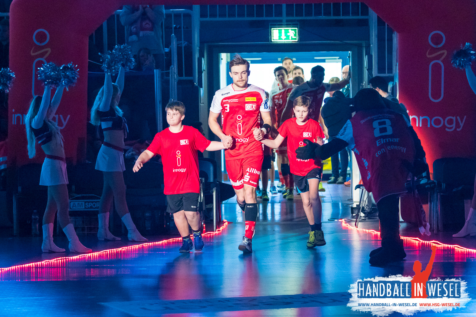 HSG Wesel E-Jugend / Einlaufkids TUSEM Essen 2017